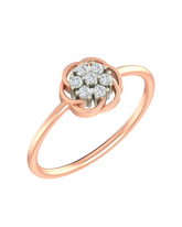 18K Gold & Diamond Ring For Women KRB10195-A